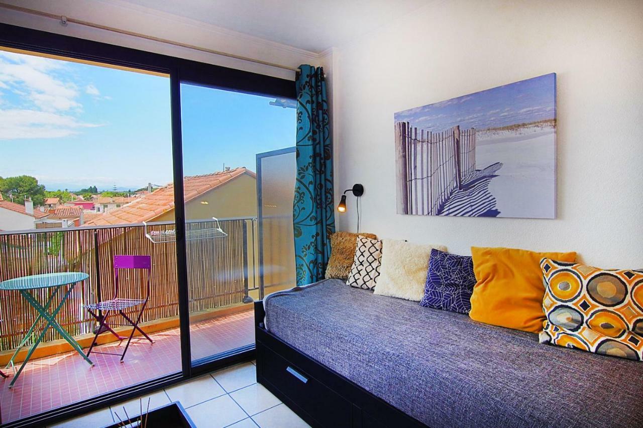 Studio moderne à la plage Canet-en-Roussillon Exterior foto